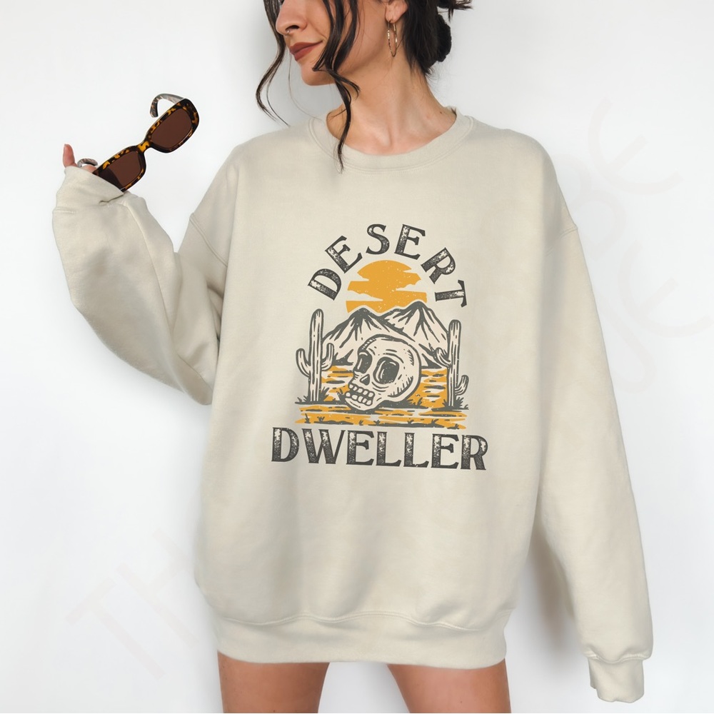 Desert Dweller Graphic Crewneck Sweatshirt